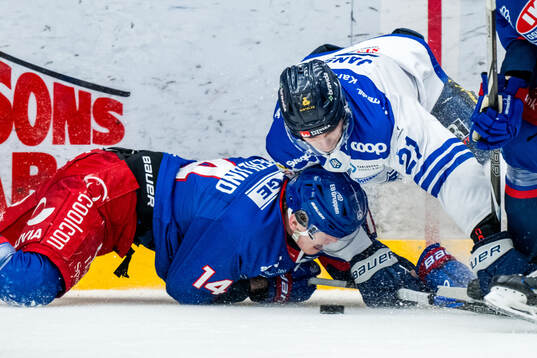 Oskarshamns Lukas Vesterlund och Karlskogas Christoffer