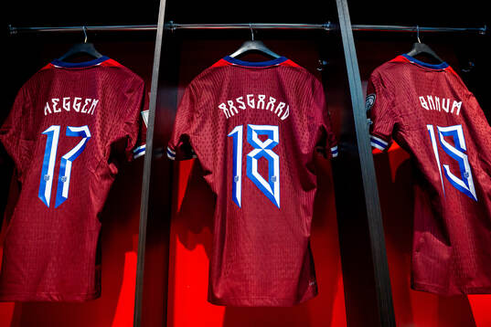 The kits of Torbjørn Lysaker Heggem, Thelo Aasgaard and