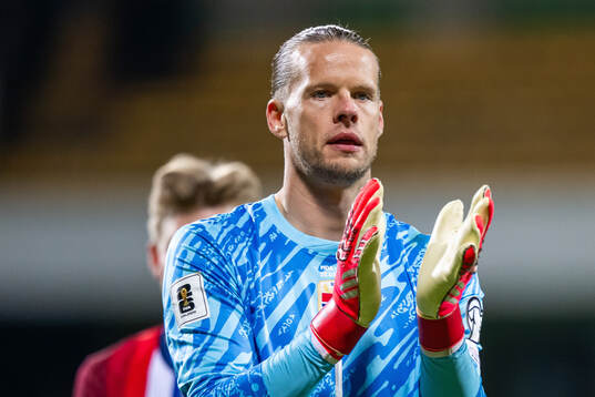 Goalkeeper Ørjan Håskjold Nyland of Norway