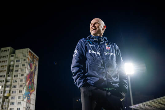 Ståle Solbakken, head coach of Norway