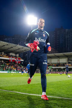 Goalkeeper Ørjan Håskjold Nyland of Norway
