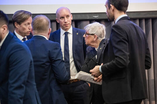 Förbundsstyrelsen med Martin Åkerman, Simon Åström och