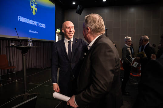 Nyvalda förbundsordförande Simon Åström och Karl Erik