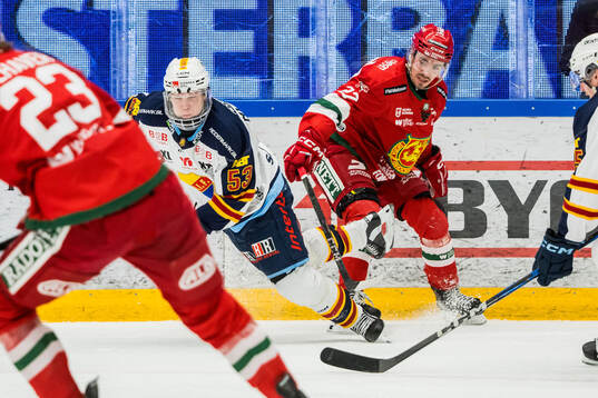 Djurgårdens David Blomgren och Moras Ludvig Levinsson