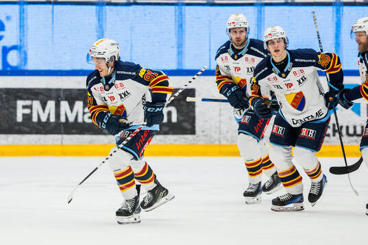 Djurgårdens Tyler Kelleher jublar