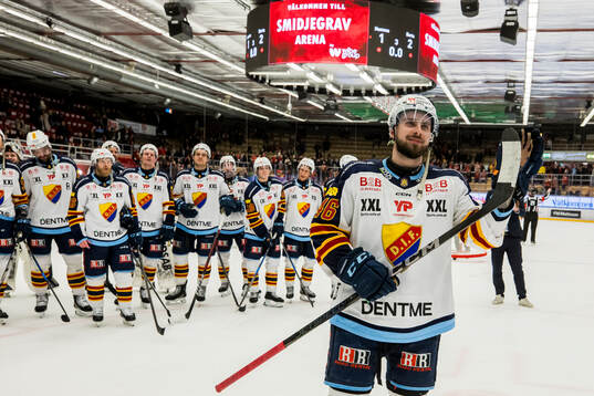 Djurgårdens Albin Grewe jublar