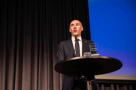 Nyvalda förbundsordförande Simon Åström