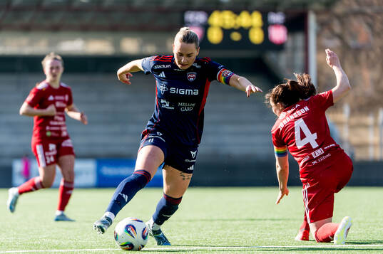 Rosengårds Emma Jansson och Piteås Josefin Johansson