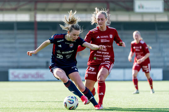 Rosengårds Bea Sprung och Piteås Emma Viklund