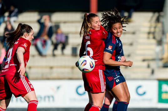 Piteås Olivia Holm och Rosengårds Jo-Anne Agbor Tataw