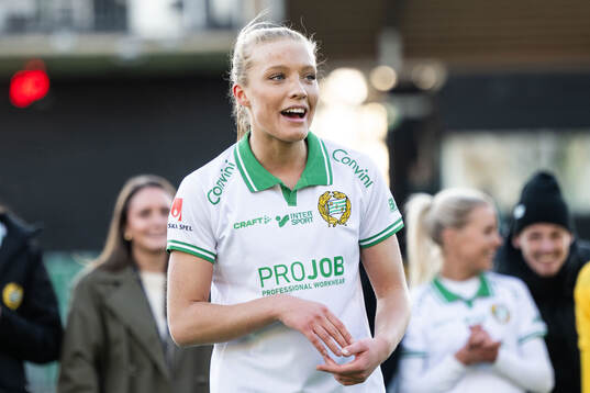 Hammarbys Smilla Holmberg jublar
