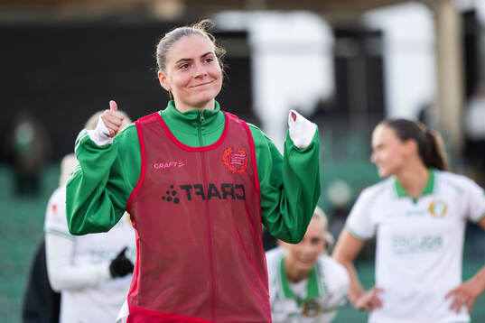 Hammarbys Smilla Vallotto jublar
