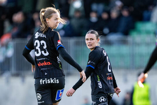 Växjö DFFs Elin Nilsson och Maja Bodin