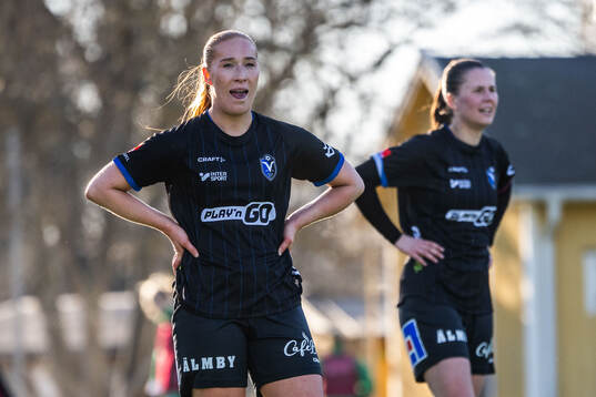 Växjö DFFs Tilde Johansson deppar