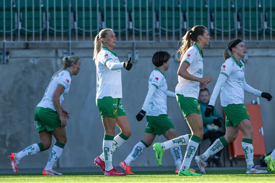 Hammarbys Ellen Wangerheim jublar