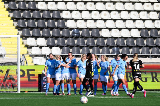 Malmö FFs spelare jublar