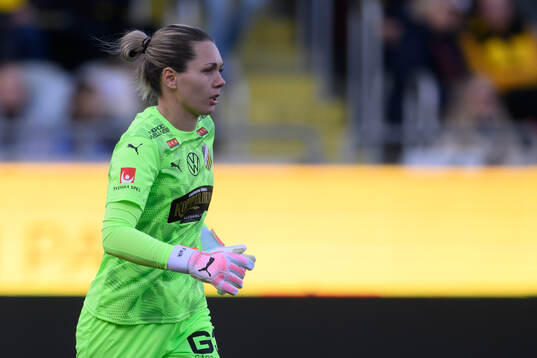 Häckens målvakt Jennifer Falk