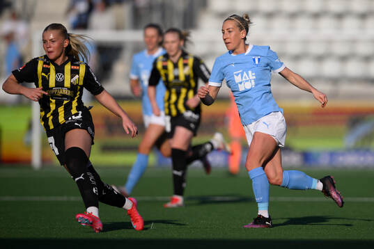 Häckens Matilda Nildén och Malmös Mia Persson