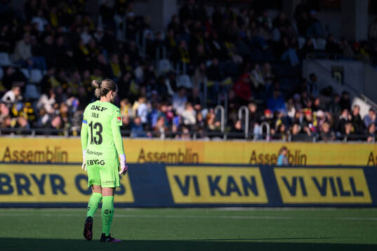 Häckens målvakt Jennifer Falk