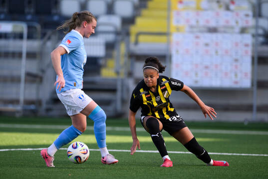 Malmös Sanna Kullberg och Häckens Felicia Schröder