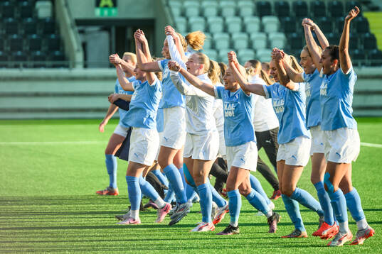 Malmös spelare jublar