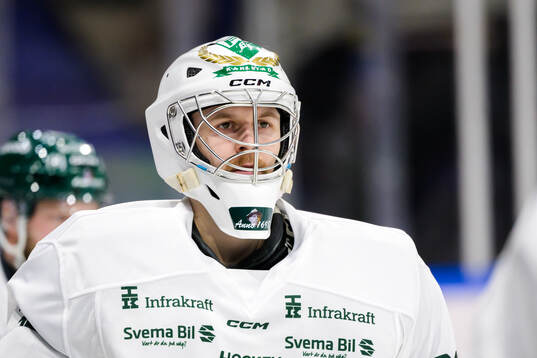 Färjestads målvakt Jörgen Hanneborg