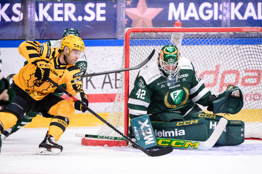 Skellefteås Andreas Johnson och Färjestads målvakt