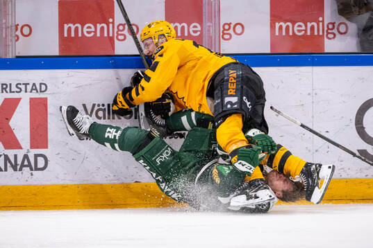 Skellefteås Pär Lindholm och Färjestads Oskar Steen