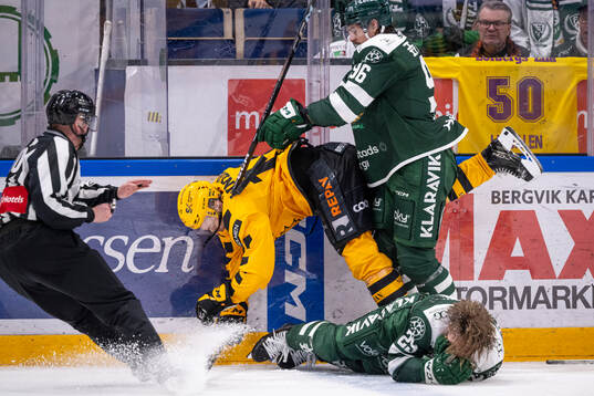 Skellefteås Pär Lindholm, Färjestads David Tomasek och