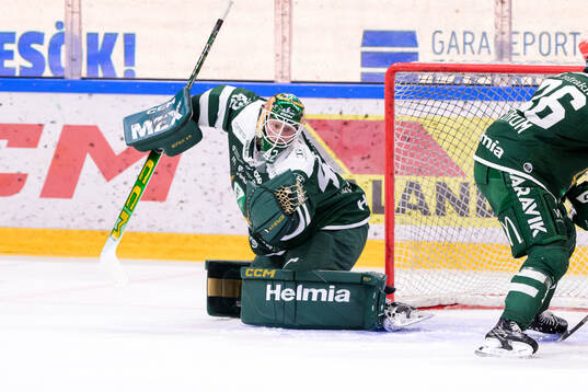 Färjestads målvakt Anders Lindbäck