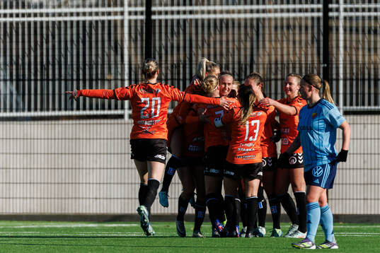 Kristianstads spelare jublar
