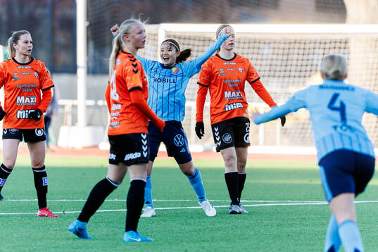 Djurgårdens Urara Watanabe jublar