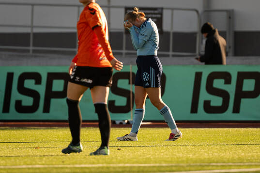Djurgårdens Elin Westlund deppar
