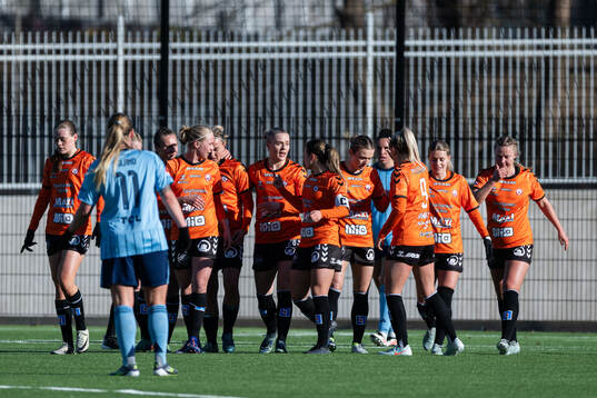 Kristianstads spelare jublar