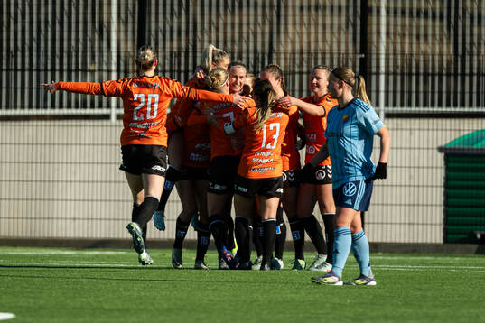 Kristianstads spelare jublar