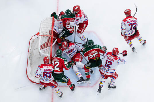 Timrås målvakt Tim Juel, Kristian Näkyvä, Erik Walli