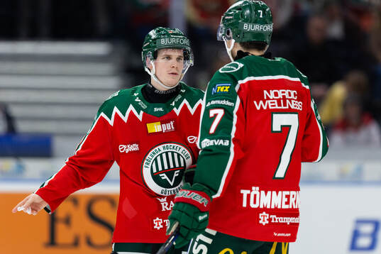 Frölundas Dominik Egli och Henrik Tömmernes