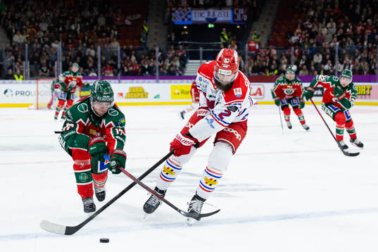 Frölundas Isac Born och Timrås Per Svensson