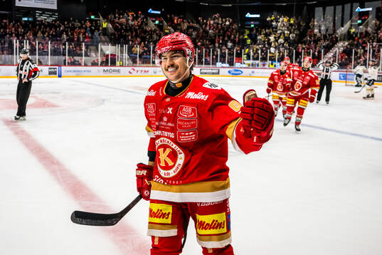 Kalmars Albin Nilsson jublar