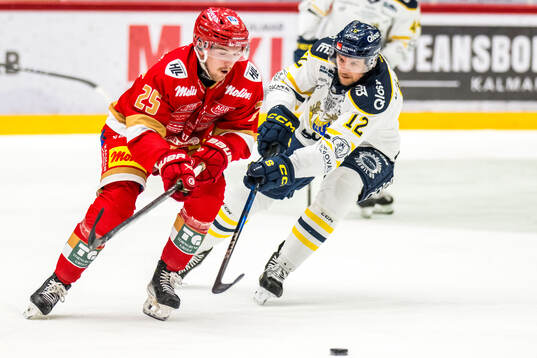 Kalmars Joel Svensson och Södertäljes Viktor Liljegren