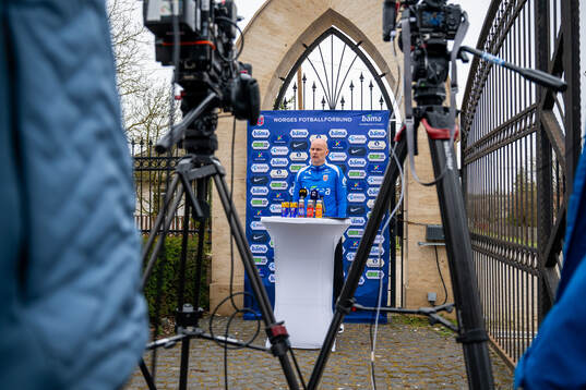 Ståle Solbakken, head coach of the Norwegian national