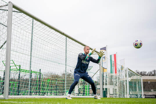 Goalkeeper Egil Selvik of the Norwegian national football