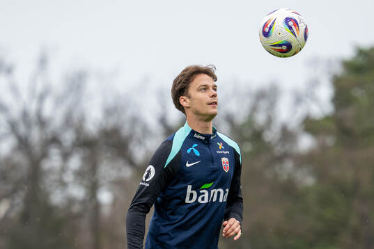 Felix Horn Myhre of the Norwegian national football team