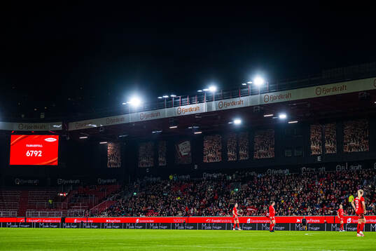 Spectators in the stands