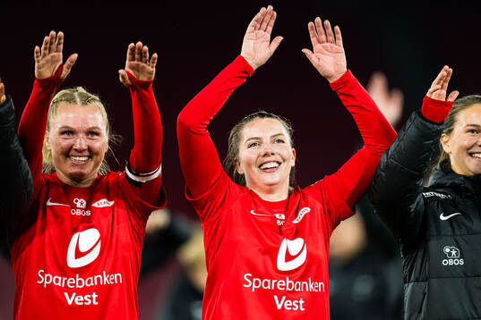 Karoline Haugland and Cecilie Redisch Kvamme of Brann