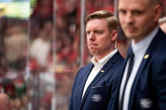 HV71s tränare Anton Blomqvist