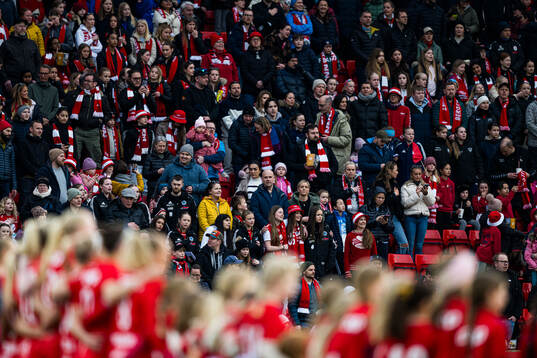 Spectators in the stands