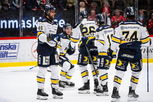 HV71s William Ignberg Nilsson jublar