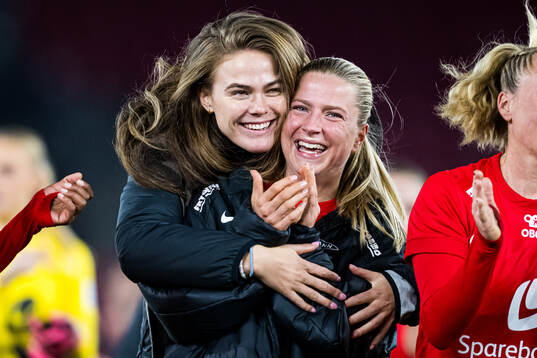 Marthine Østenstad and Monica Nedgård Isaksen of Brann