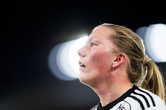 Andrea Buberg of Rosenborg looks dejected